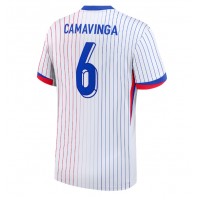 Maglia Calcio Francia Eduardo Camavinga #6 Seconda Divisa Europei 2024 Manica Corta